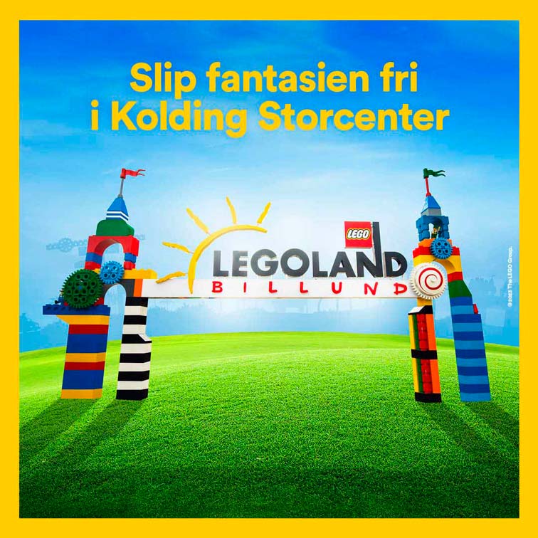 Slip fantasien fri i Kolding Storcenter med en bid af LEGOLAND